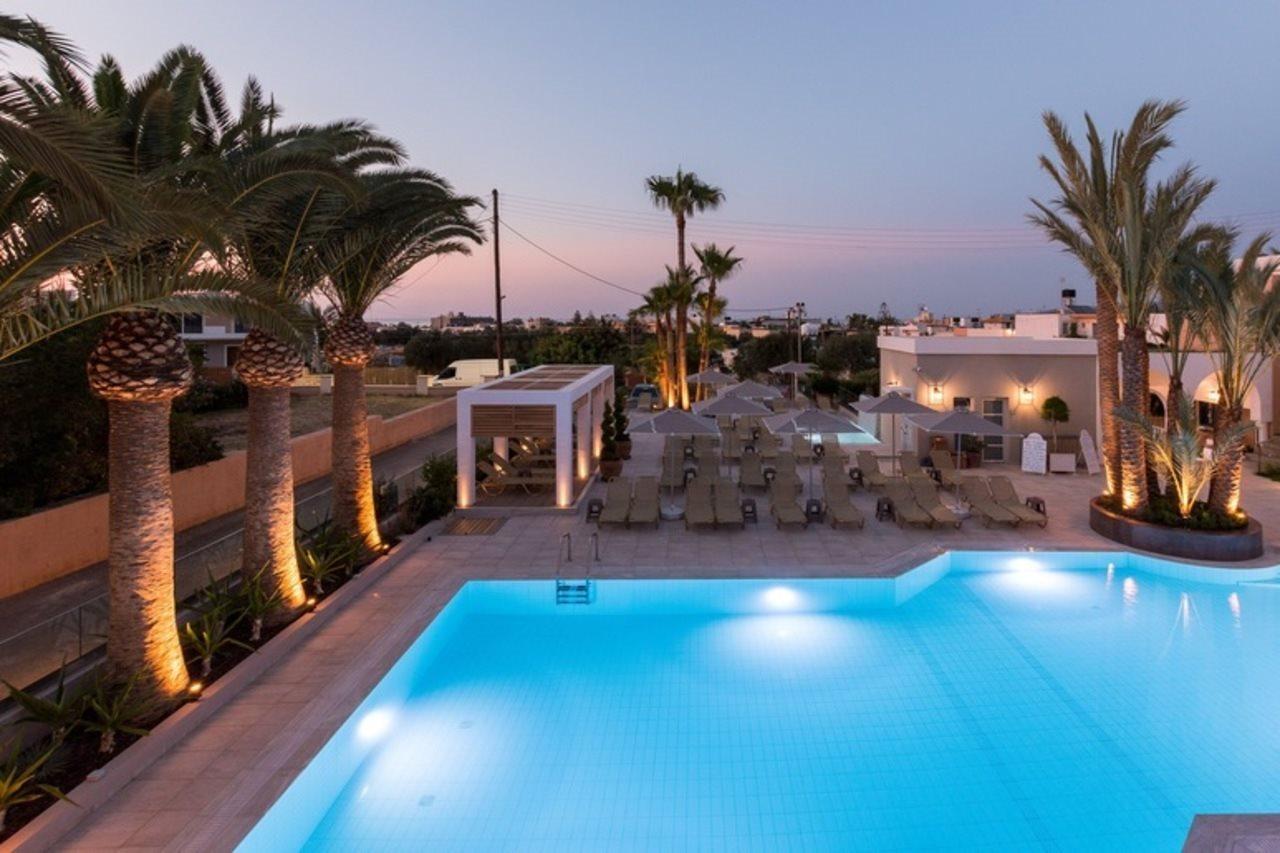 Dedalos Hotel Malia Exterior foto