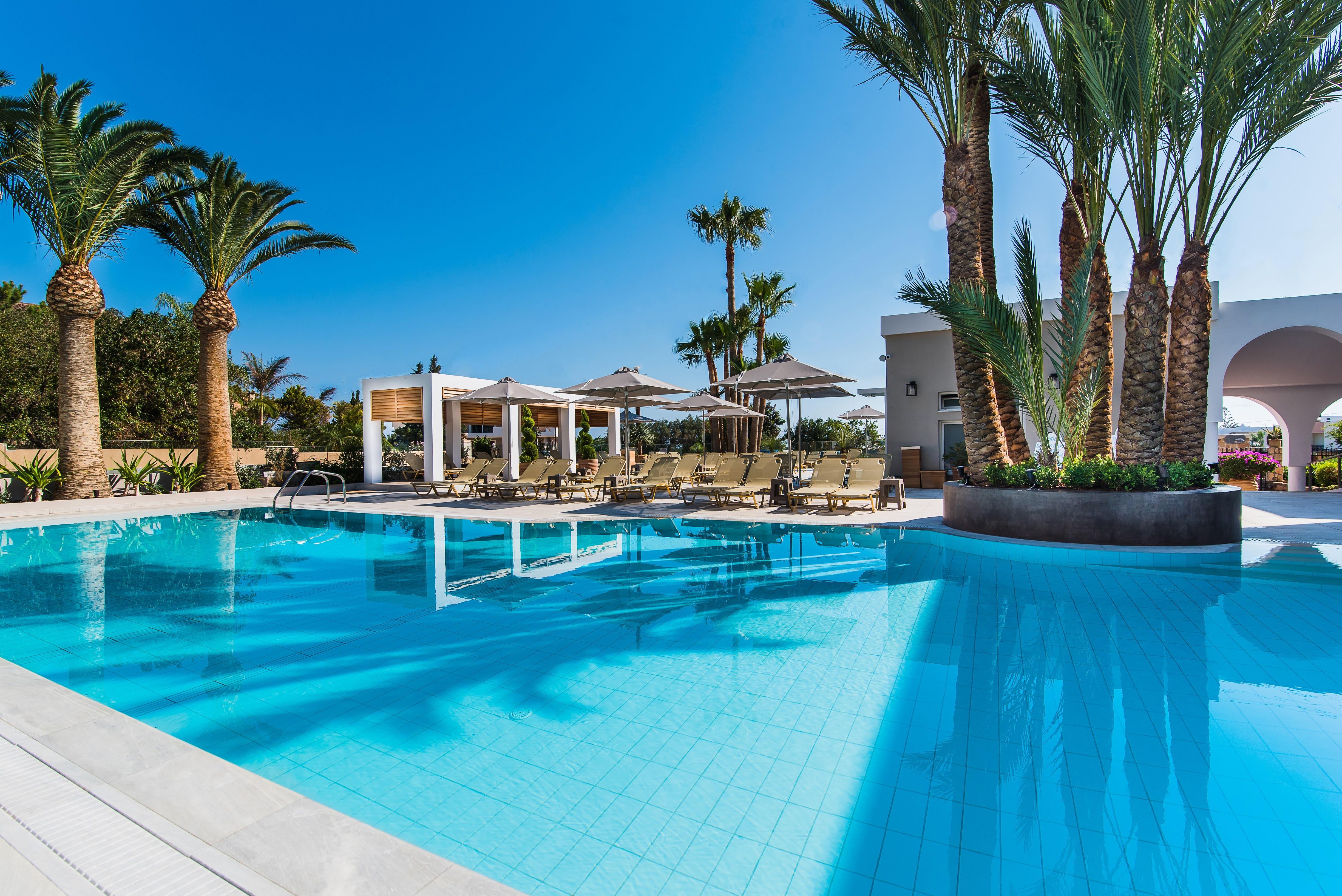 Dedalos Hotel Malia Exterior foto